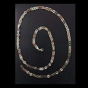 🎉HOST PICK🎉VERONESE 18k CLAD STERLING NECKLACE 36” ITALIAN